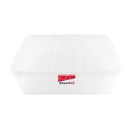 STORAGE BOX STACKO FAMILI 36L CLEAR