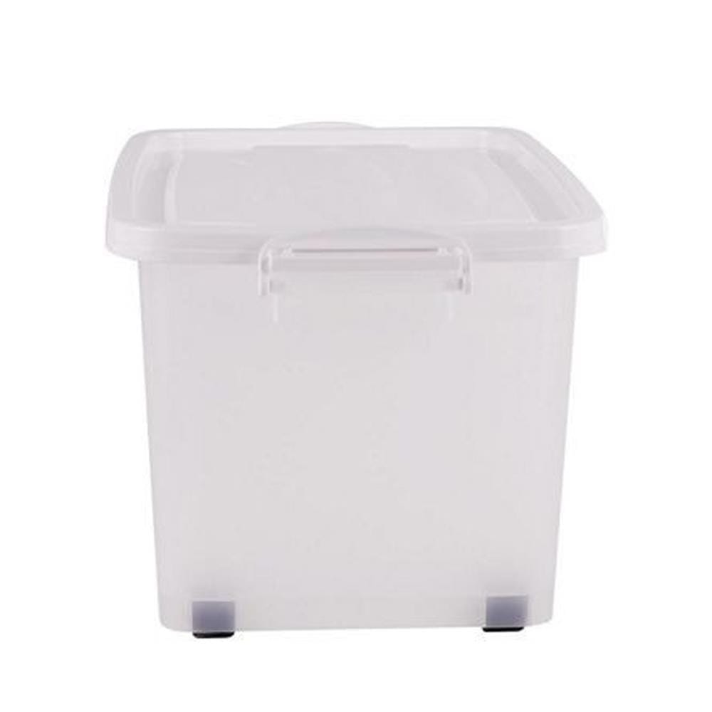 STORAGE BOX WITH WHEELS STACKO 2009 70.5L WHITE