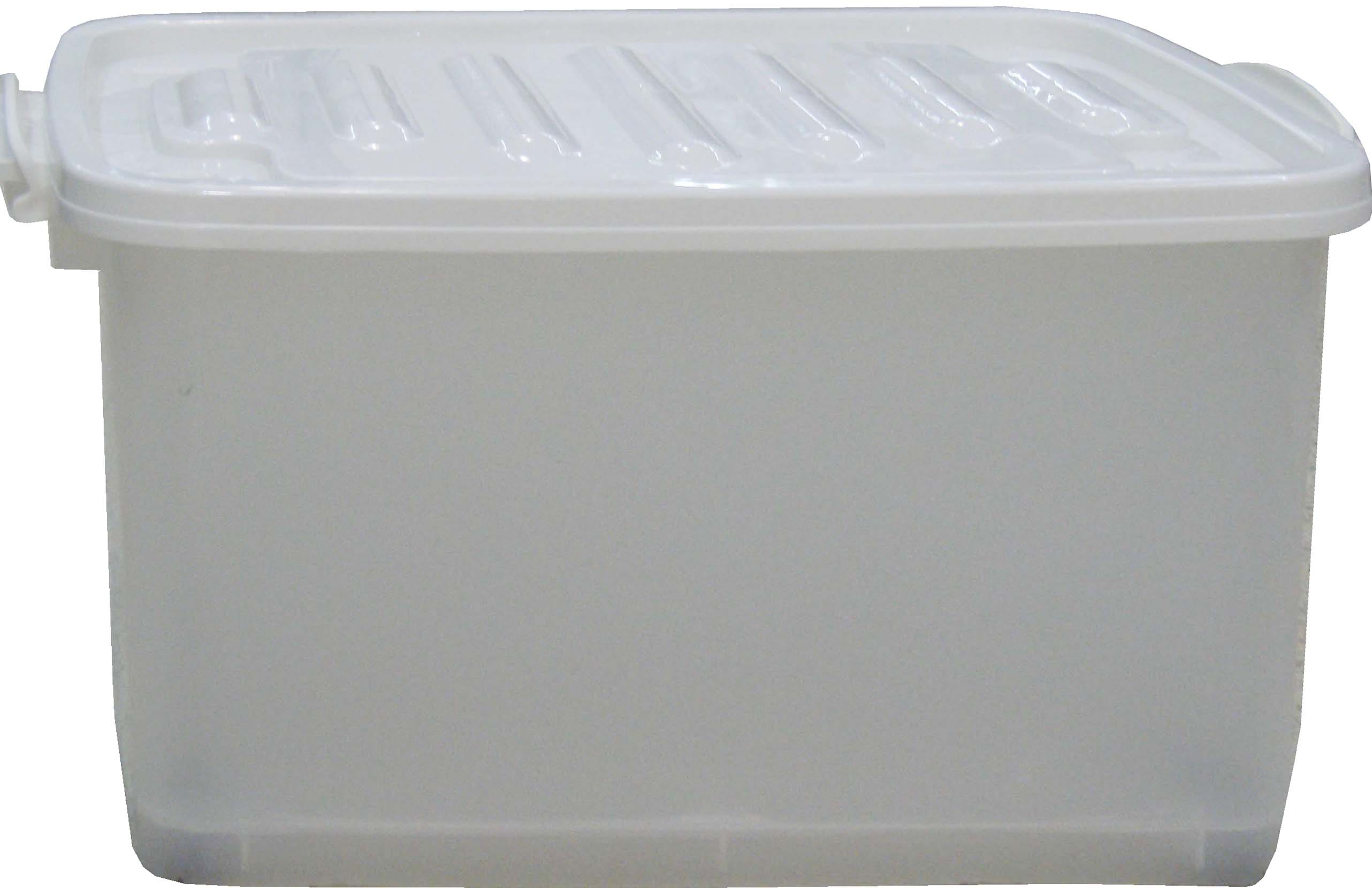 STORAGE BOX WITH WHEELS STACKO 2009 70.5L WHITE