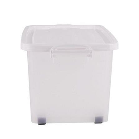 STORAGE BOX WITH WHEELS STACKO 2009 70.5L WHITE