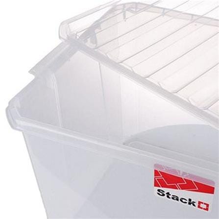 STORAGE BOX WITH WHEELS STACKO 2009 70.5L WHITE