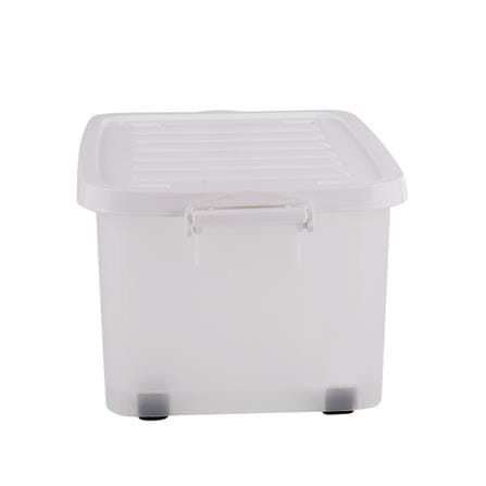 STORAGE BOX WITH WHEELS STACKO 2000 42L WHITE