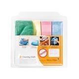MULTIPURPOSE MICROFIBER CLEANING CLOTH ACCO 35x40xm 4 PCS MULTICOLOR