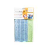 MULTIPURPOSE MICROFIBER CLEANING CLOTH ACCO TERRY I 30X30CM BLUE/GREEN PACK2