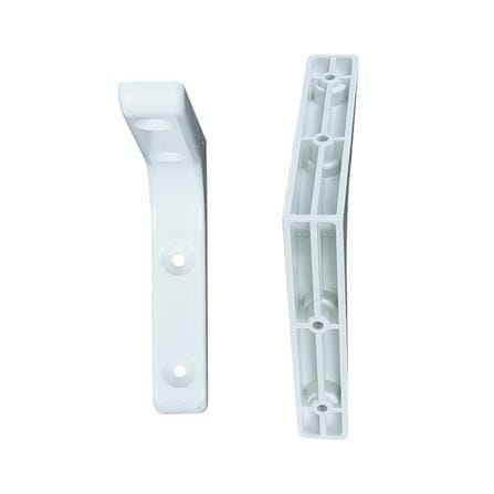 PLASTIC BRACKET STACKO 12.5X12.5CM WHITE