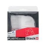 PLASTIC BRACKET STACKO 12.5X12.5CM BLACK
