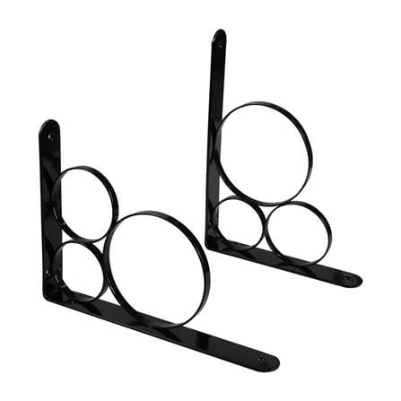 BRACKET STACKO O 25X18CM BLACK
