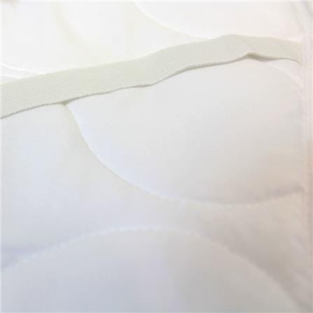 JEAN PERRY MATTRESS PAD ELASTIC Q WHITE