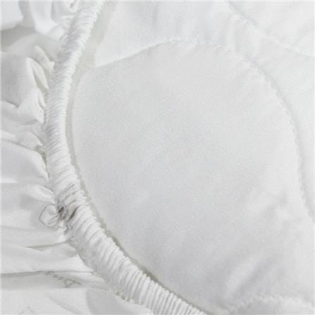JEAN PERRY FITTED EXTRA THICK MATTRESS PROTECTOR QUEEN SIZE WHITE