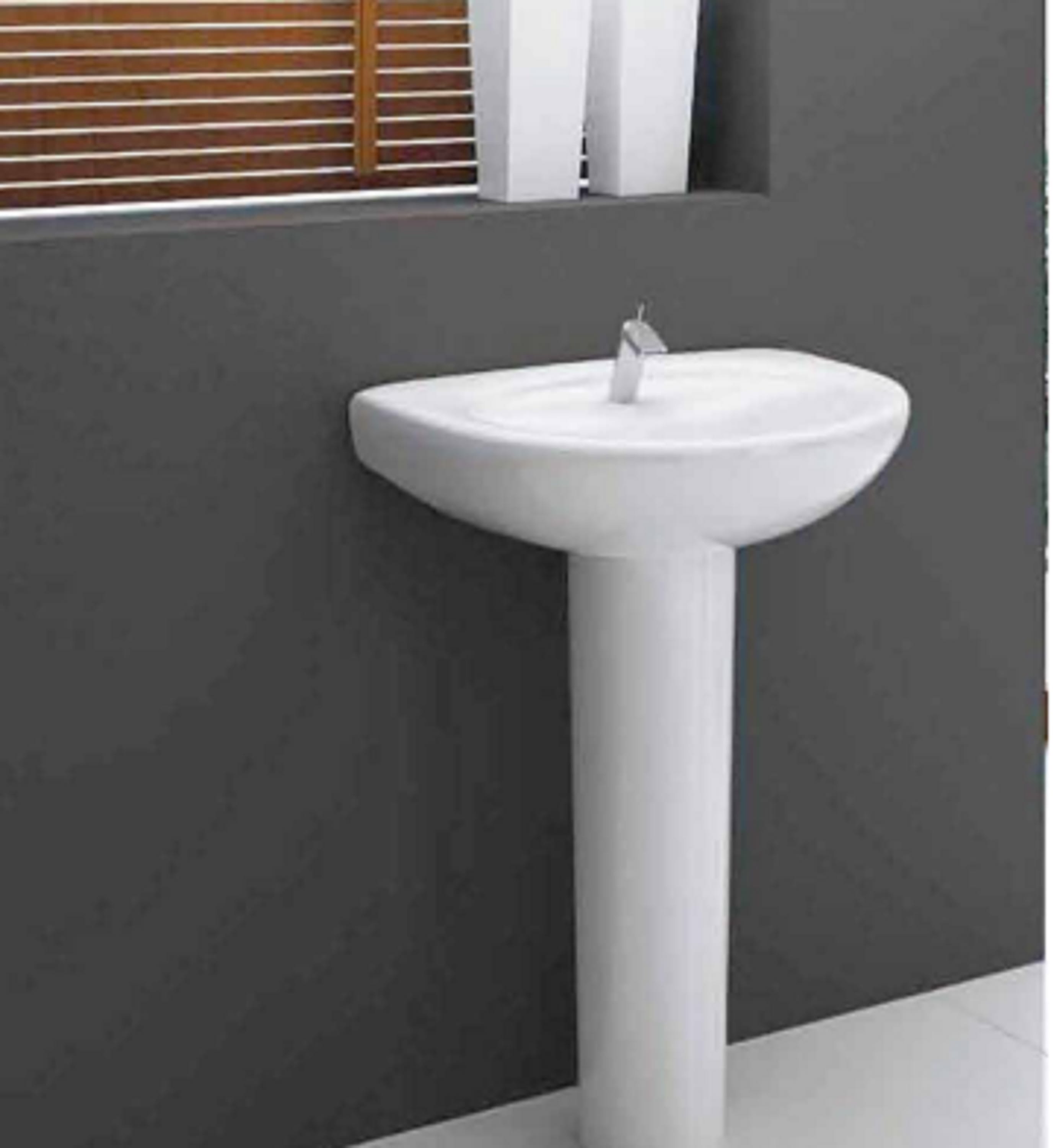 CLAYTAN FULL PEDESTAL LEG  BP 1754M WHITE