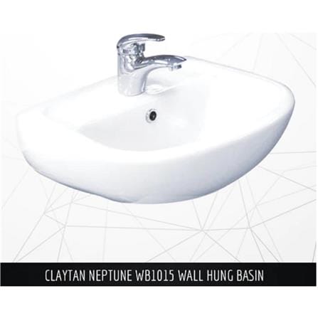 CLAYTAN WASHBASIN WALL HUNG CB1015H WHITE