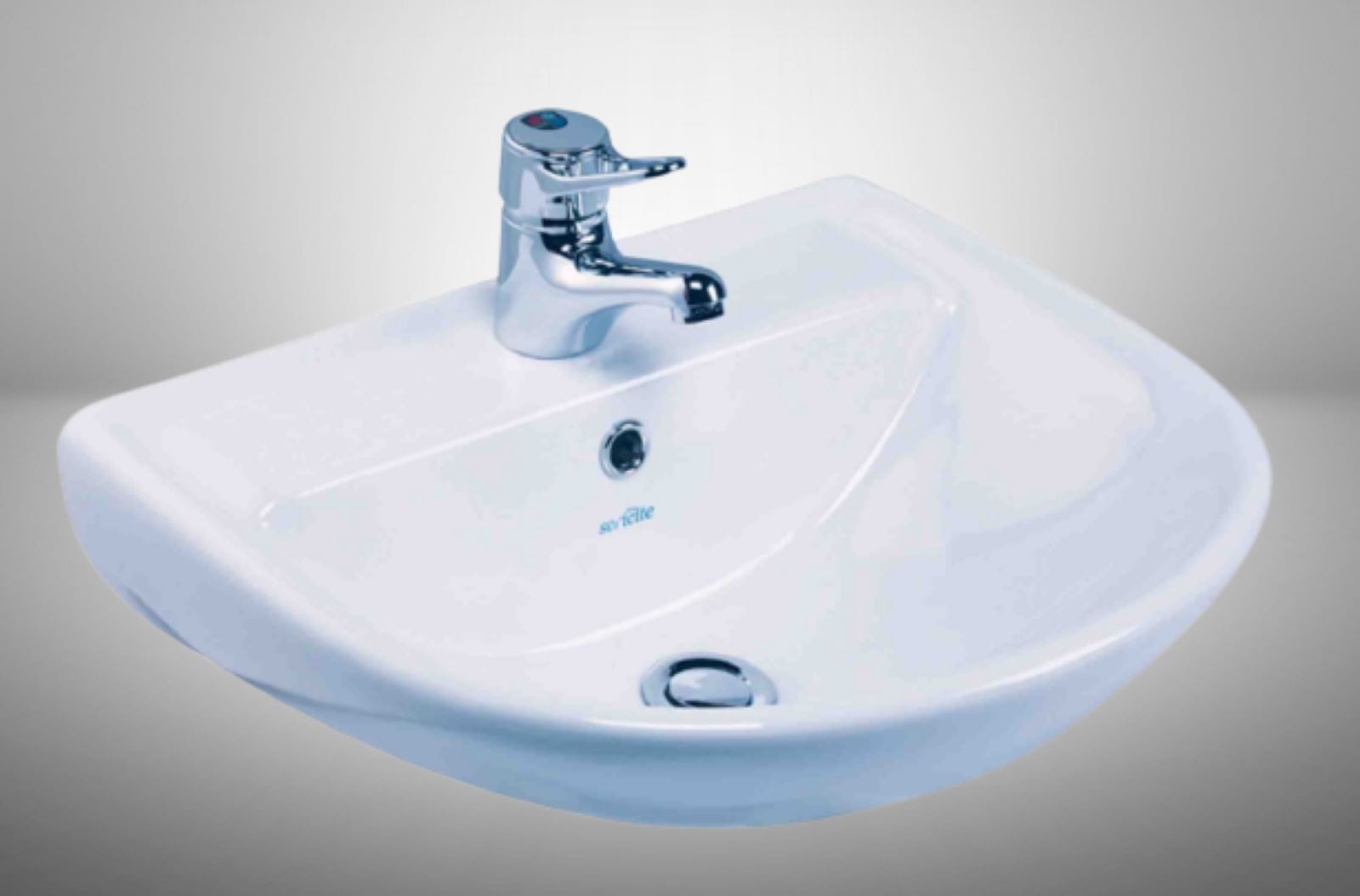SERICITE TITANITE WASHBASIN WALL HUNG WB2023 WHITE