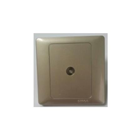 SIMON 1 GANG TV OUTLET 55111 CHAMPAGNE