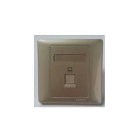 SIMON 1G DATA CAT5E OUTLET RJ45 55218S CHAMPAGNE