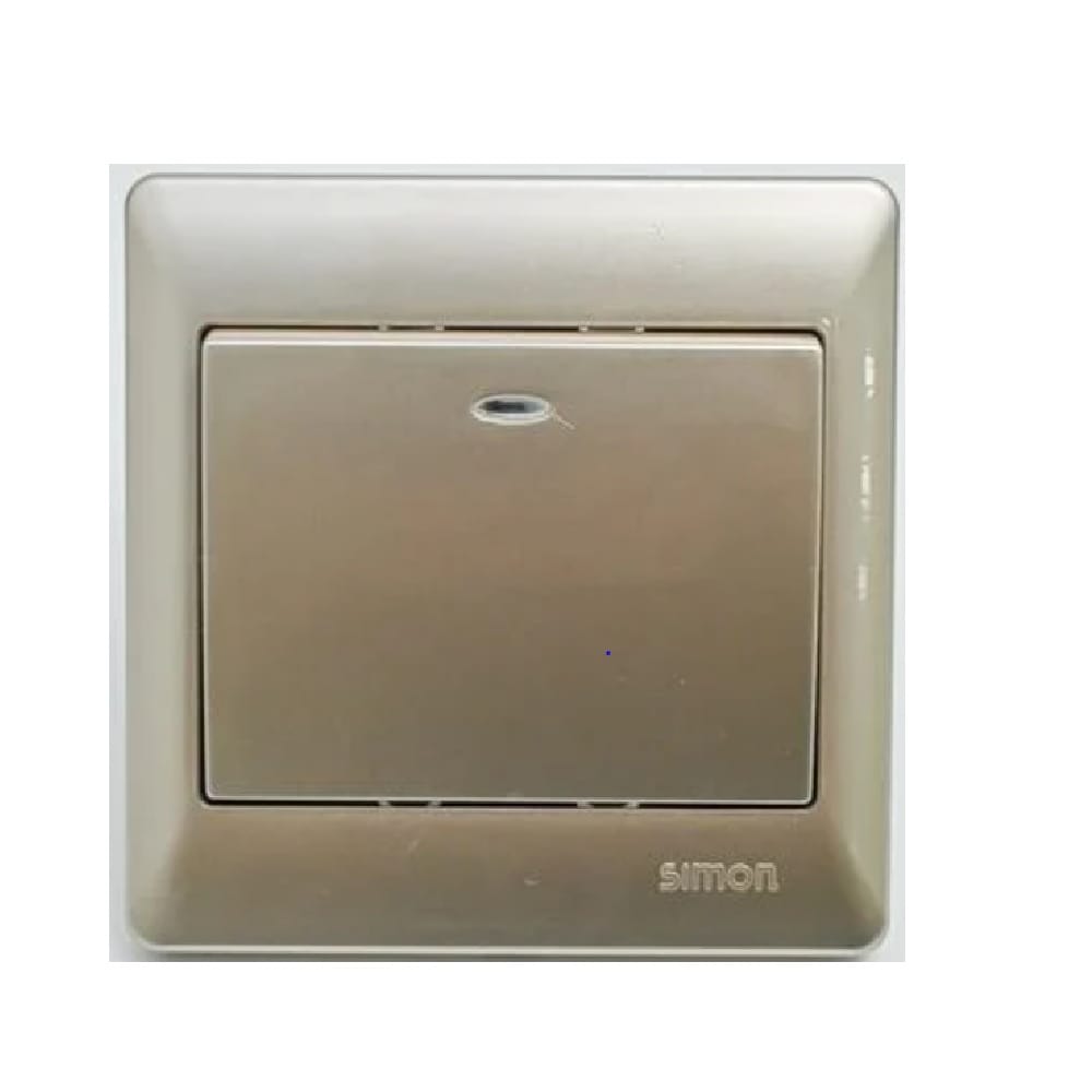 10A 1G 2W SWITCH WITH LED 51012BLD CC SIMON
