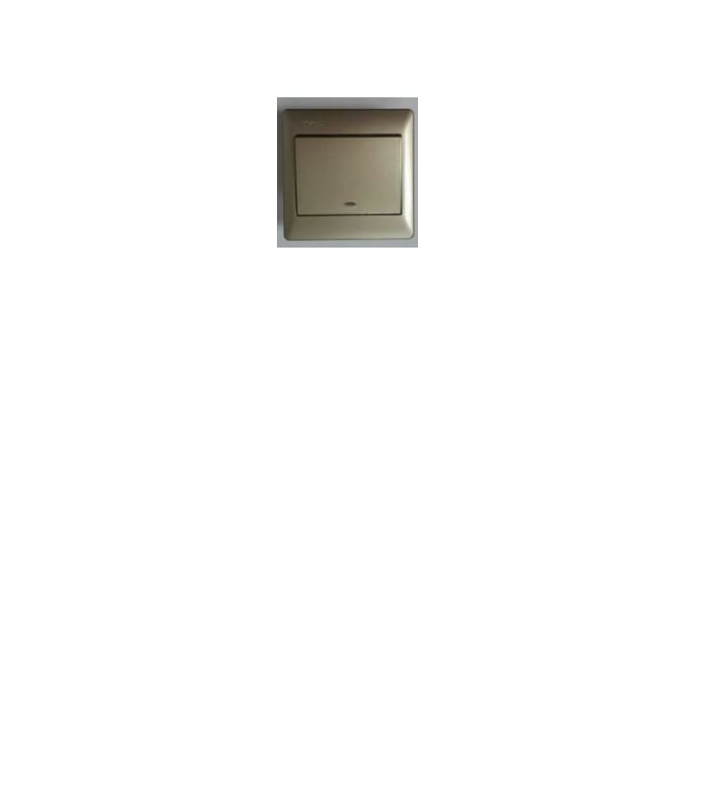 20A 1GANG 1WAY DOUBLE-POLE SWITCH WITH LED SIMON 52023BLD CC CHAMPAGNE