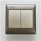 10A 2 GANG 1 WAY SWITCH SIMON 51021B CM