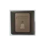 SIMON  1 GANG TELEPHONE OUTLET 55214 CHAMPAGNE MATTE BLACK