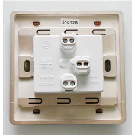 10A 2 GANG 1 WAY SWITCH SIMON 51021B CN CHAMPAGNE WALNUT