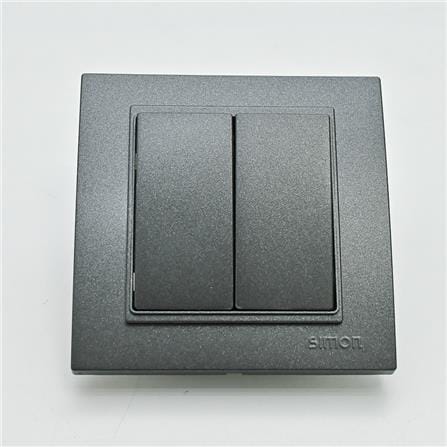 16A 2 GANG 2 WAY SWITCH V59022 BK SIMON