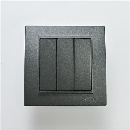16A 3 GANG 1 WAY SWITCH V59031 BK SIMON