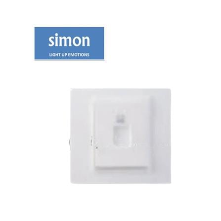 SIMON 1 GANG DATA CAT 5E OUTLET (RJ45) V59218S WHITE