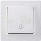 SIMON 16A 1 GANG 1 WAY DOORBELL V59301 WHITE