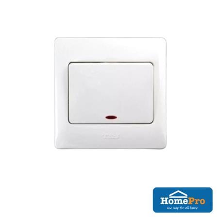 T&J 32A POWER 1GANG DOBLE POLE SWITCH WITH NEON K232LA-WHITE