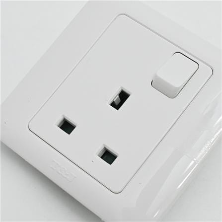 13A 1G SWITCH SOCKET K8613S-D WHITE T&J