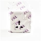 13A 1GANG UNIVERSAL SWITCH SOCKET T&J K818S-WHITE