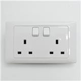 13A 2G SWITCH SOCKET K813SDA-WH T&J