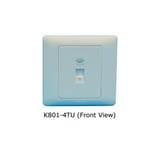 T&J 1GANG TELEPHONE OUTLET (RJ11) CAT 3 K801-4TU-WHITE
