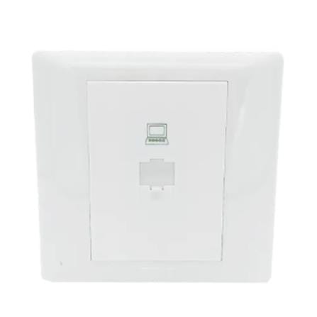 T&J 1 GANG DATA OUTLET RJ45/CAT5E K801-PC-WHITE