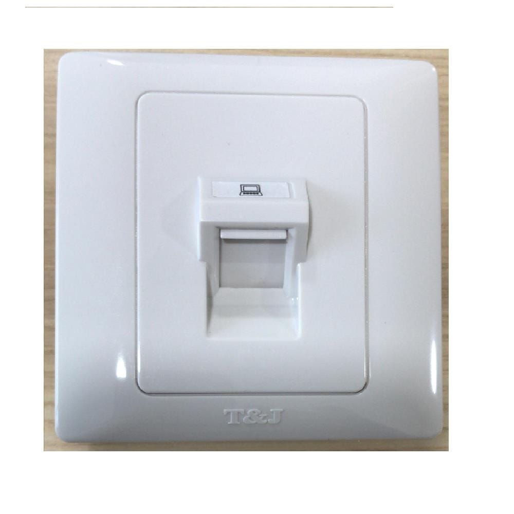 1G DATA OUTLET RJ45/CAT6 K211-PC-WH/KX811-PC-D T&J