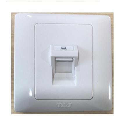 1G DATA OUTLET RJ45/CAT6 K211-PC-WH/KX811-PC-D T&J