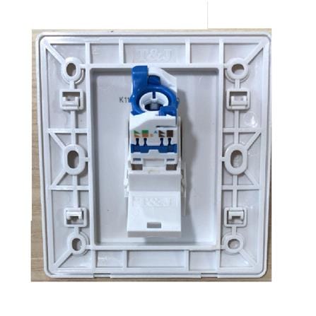 1G DATA OUTLET RJ45/CAT6 K211-PC-WH/KX811-PC-D T&J