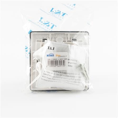 16A 1 GANG 1 WAY SWITCH K271-PSST T&J