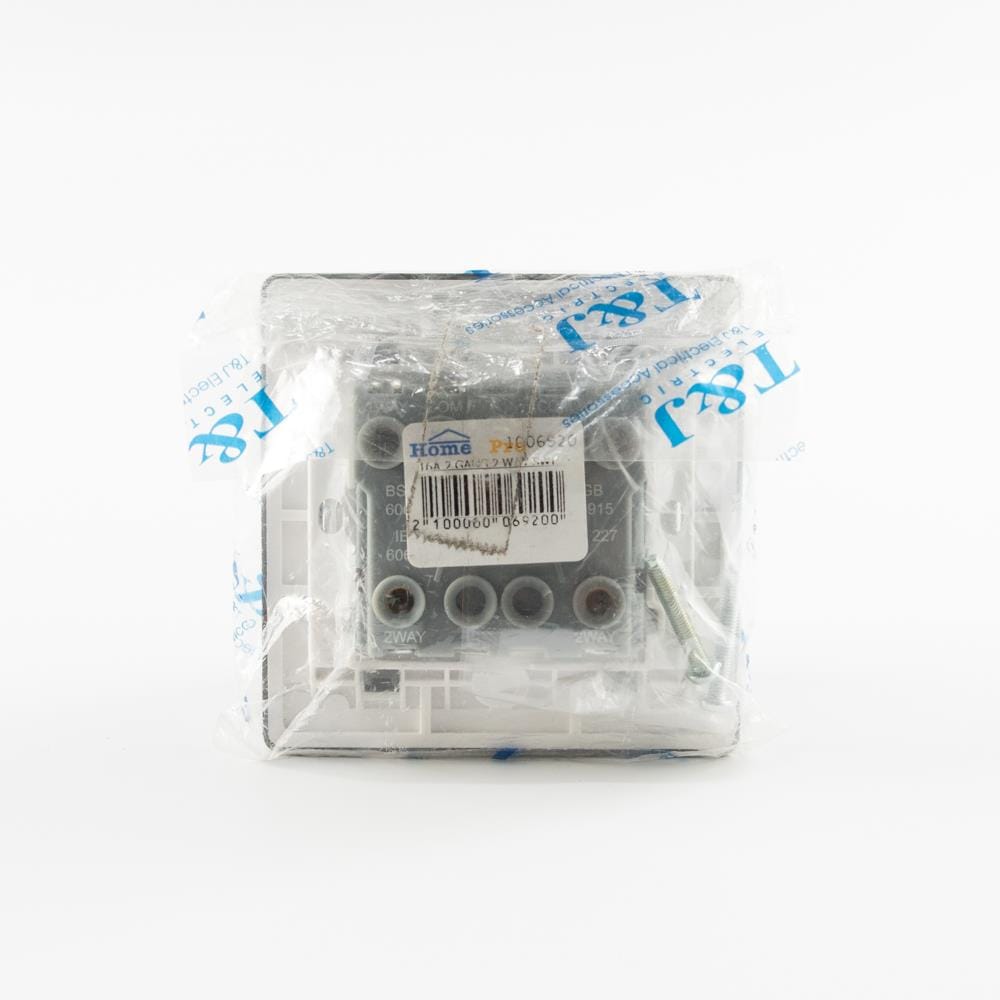 16A 2 GANG 2 WAY SWITCH K272-2-PSST T&J