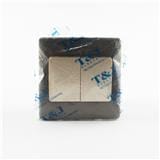 16A 2 GANG 2 WAY SWITCH K272-2-PSST T&J