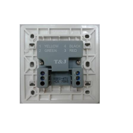 2G DO RJ45 TELEPHONE SOCKET RJ11 K801-PC-4TU-PSST T&J