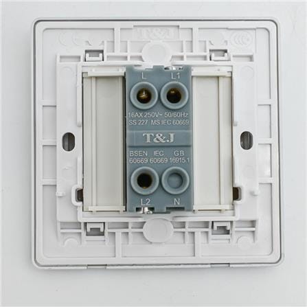 16A 1 GANG 2 WAY SWITCH K271-2-MSL T&J