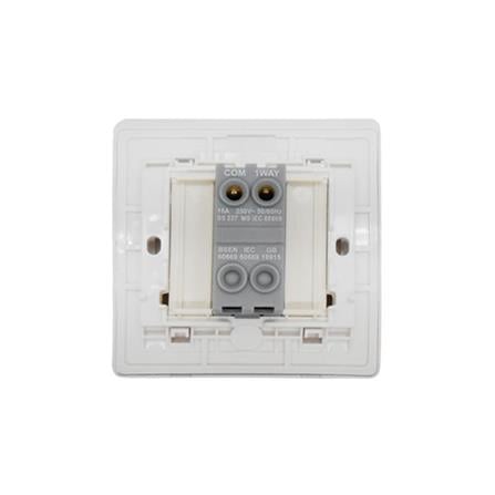T&J 16A 1 GANG 1 WAY RETRACTIVE SWITCH K261-MSL (MATT SILVER)