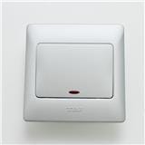 20A 1G DP SWITCH W/NEON K271L-DP-MSL T&J