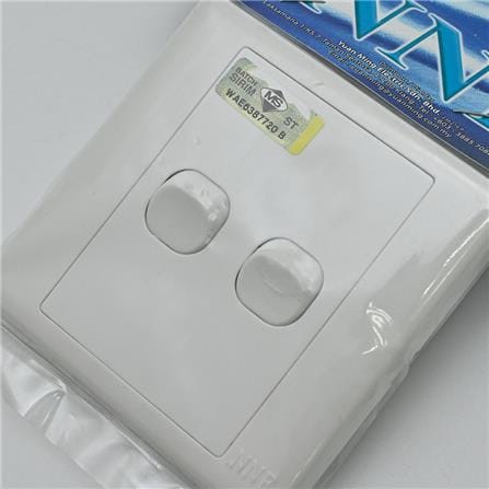 10A 2 GANG 1 WAY SWITCH 2021/602 NNE