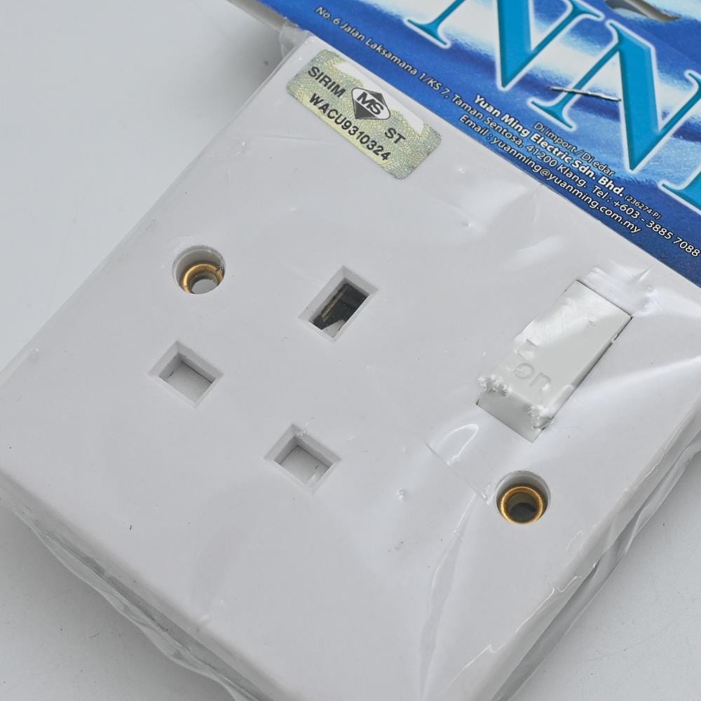 13A 1G FLUSH SWITCH SOCKET OUTLET 813/S NNE