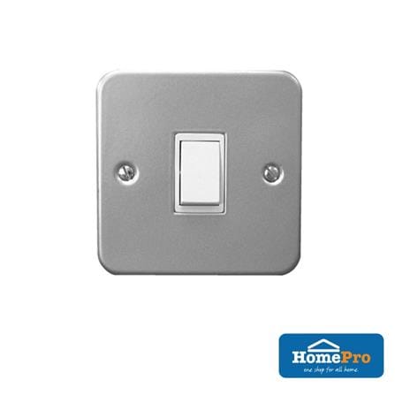 NNE 1GANG 2WAY METAL CLAD SWITCH 901/2 GREY