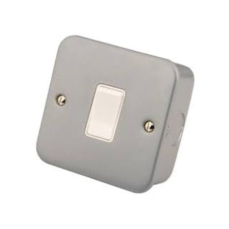 NNE 1GANG 2WAY METAL CLAD SWITCH 901/2 GREY