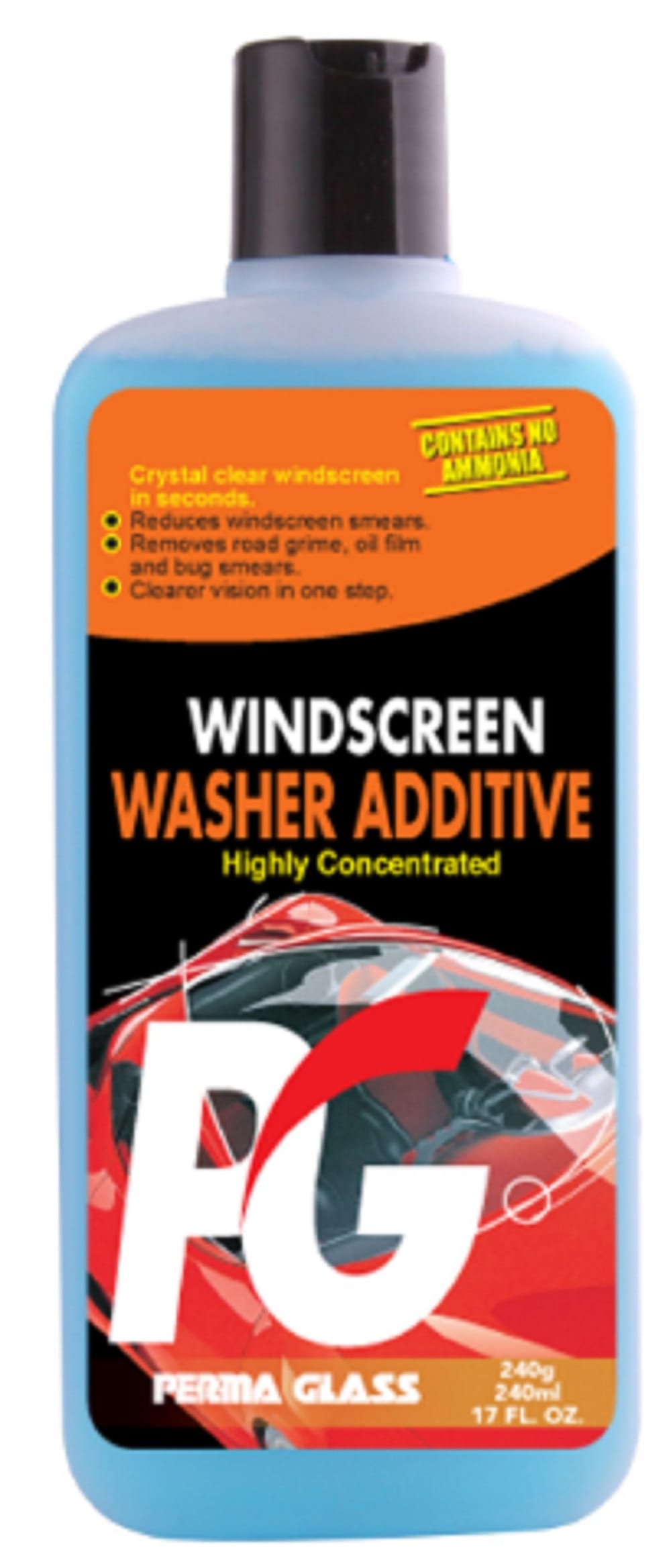 PG WINDSCREEN WASHER ADDITIVE 240ml (AUTO PAINT CARE)