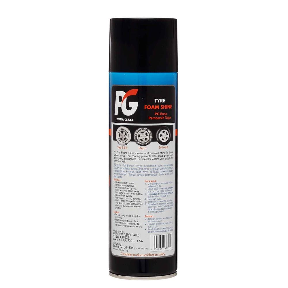 PG TYRE SHINE FOAM CLEANER 450 g (AUTO PAINT CARE)