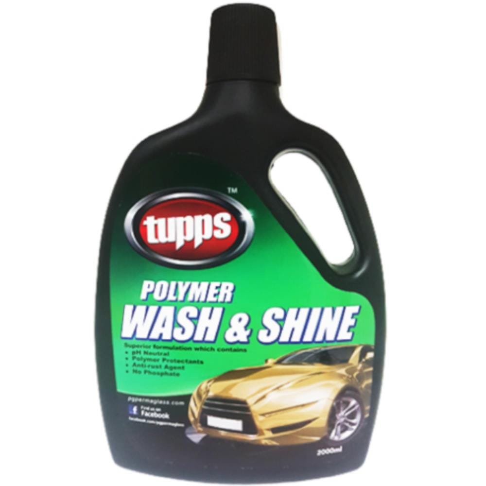 TUPPS POLYMER  WASH & SHINE 2000ml (AUTO PAINT CARE)